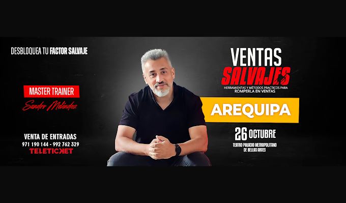 Ventas Salvajes Con Sandro Melendez en Arequipa - 26 de Octubre 2024: PRECIOS DE ENTRADAS