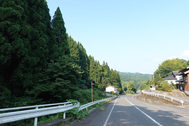 鳥取県道35号西伯根雨線　鳥取県西伯郡南部町東上