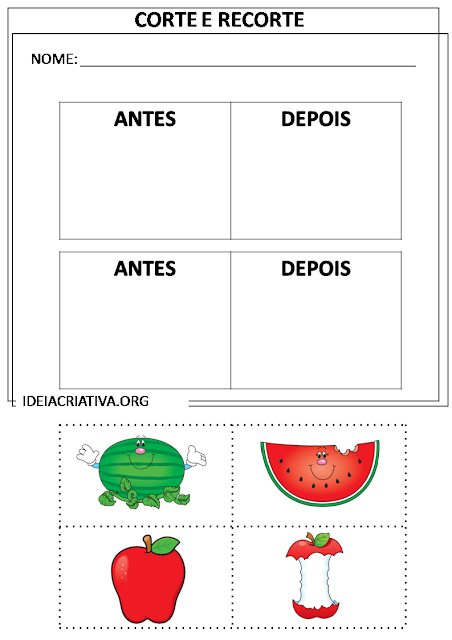 Atividade Sequência Alimentação Saudável