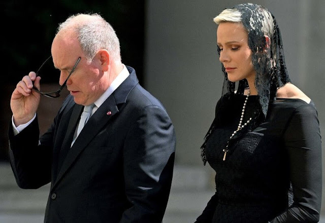 Prince Albert and Princess Charlene visited Vatican for the meeting with Pope Francis