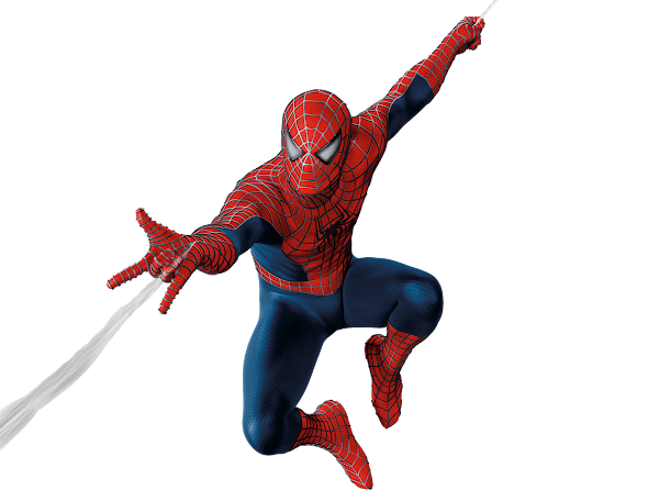 clipart renders hombre araña fondo transparente gratis