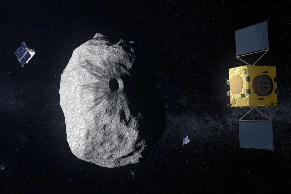 La sonda espacial Dart y el asteroide Dimorphos colisionarán