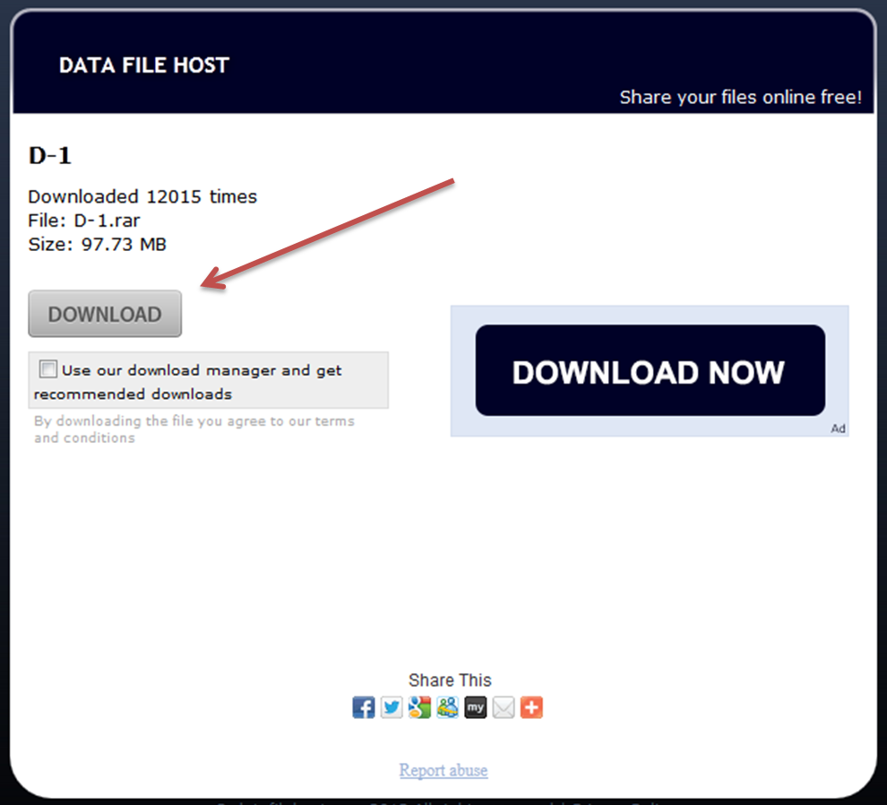 Cara Download di Data File Host