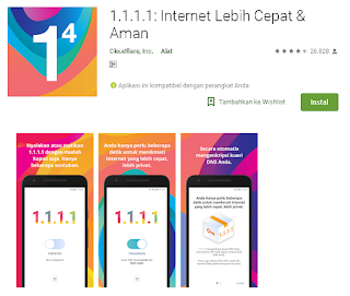  tapi kini ada DNS yang lebih cepat daripada DNS Google yaitu DNS Cloudflare  Ulasan Lengkap Aplikasi DNS 1.1.1.1 Cloudflare