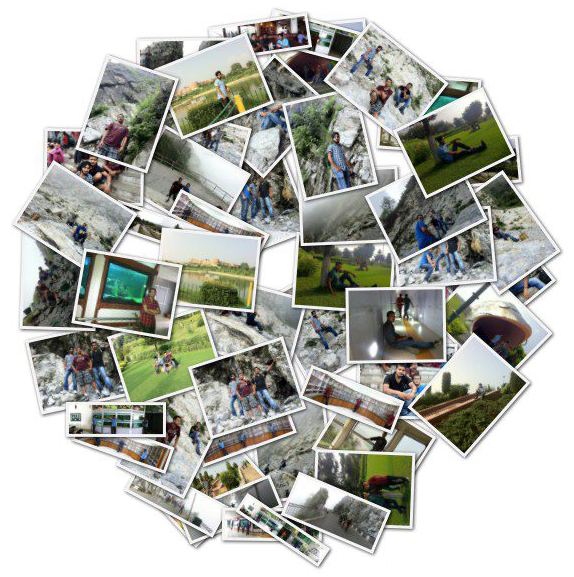 Loupe collage creator