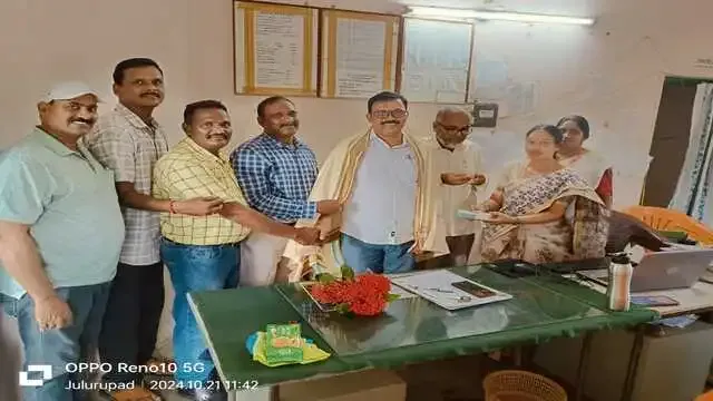 MEO గా జుంకీలాల్ బాధ్యతలు .కాంప్లెక్స్ హెడ్మాస్టర్లు అభినందనలు.