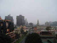 Туман в городе Лима