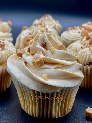 CUPCAKE  CONFITURE DE LAIT et sa GANACHE