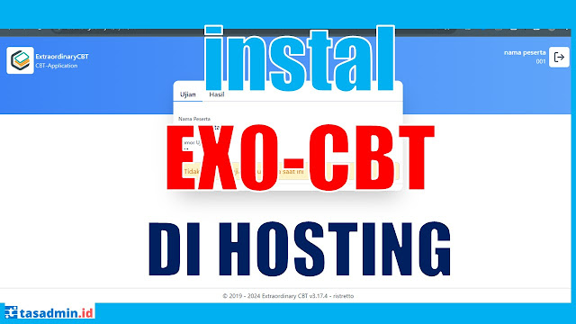 Instal Exo CBT di Hosting