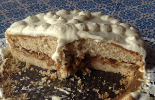 Tarta especiada con nueces de pecán, receta