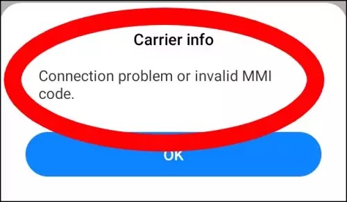 How To Fix Connection Problem or Invalid MMI Code Error Problem Solved