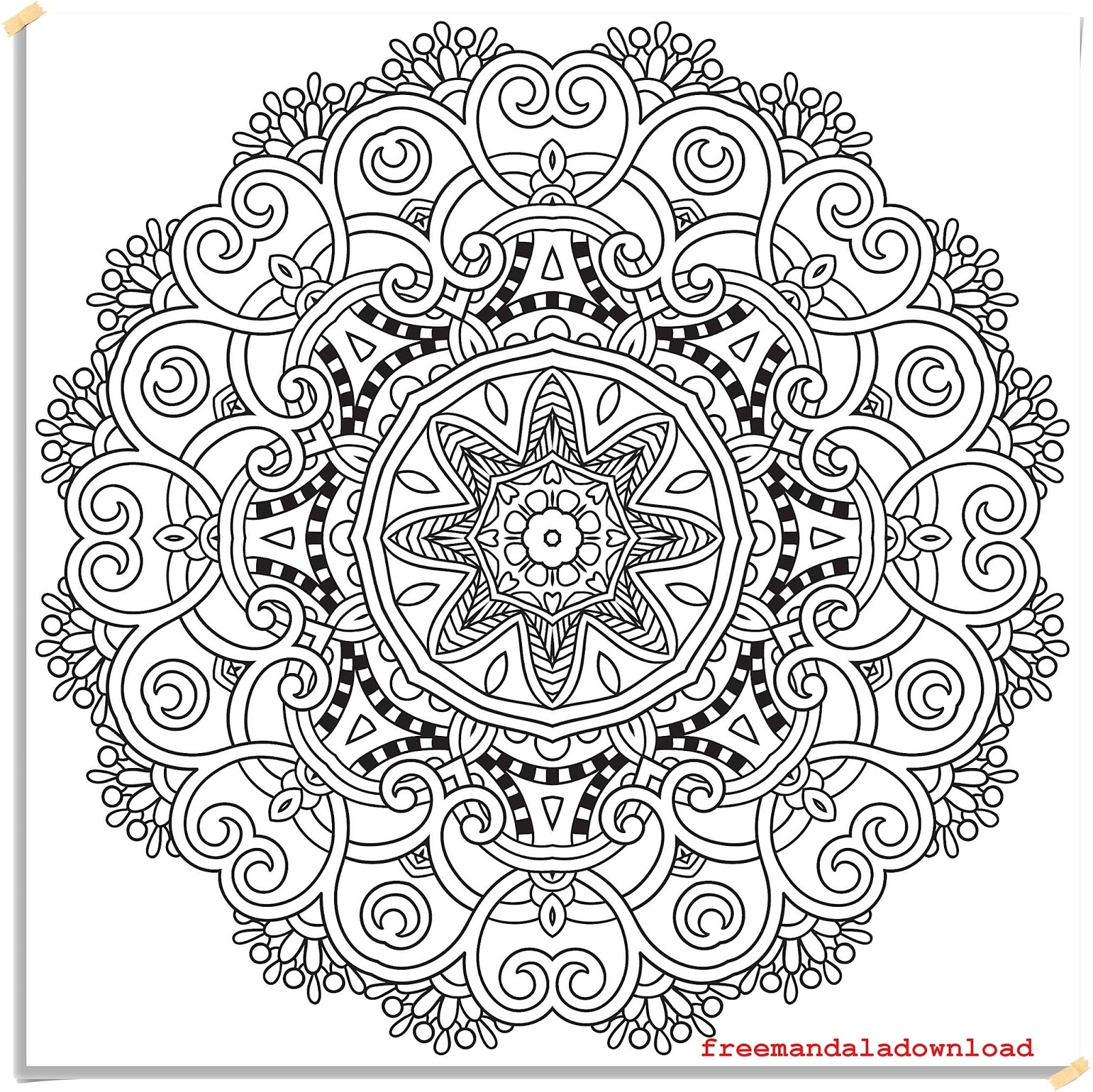Download Farbe nach Anzahl Mandalas-Color By Number Mandalas - Free Mandala