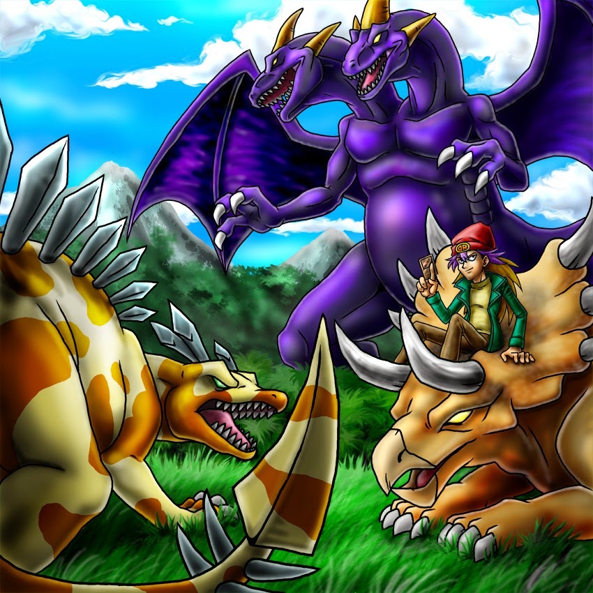 Dinosaur_Ryuzaki_and_Dinosaurs_by_CrystalMewtwo