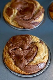 Banana Muffins with Nutella Swirl: Savory Sweet and Satisfying