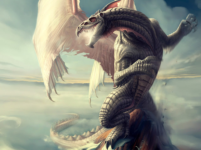 3d dragon wallpaper. giant 3D dragon wallpaper