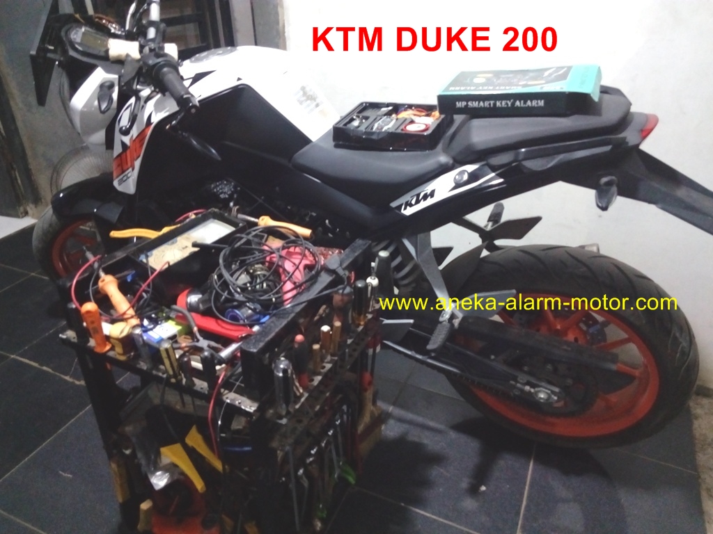 Cara pasang alarm motor  KTM DUKE 200cc