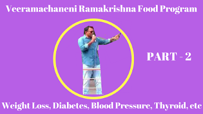 Veeramachaneni Ramakrishna Diet Plan Pillar 1