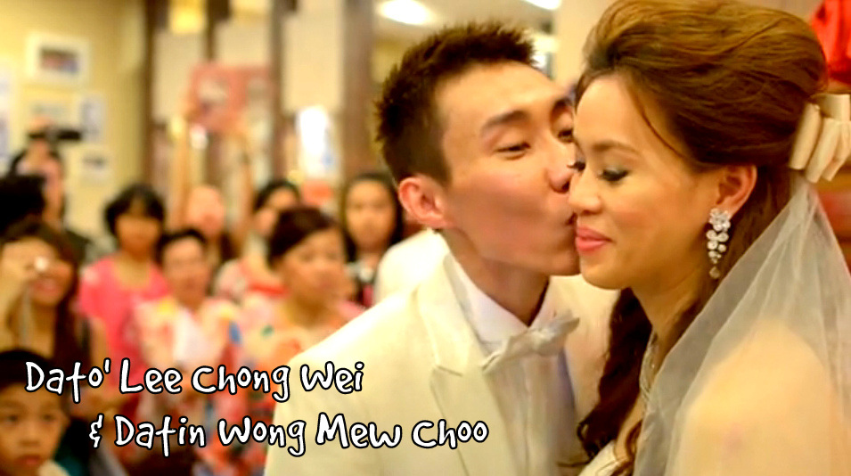 Dato' Lee Chong Wei & Wong Mew Choo Wedding Photo+Video ...