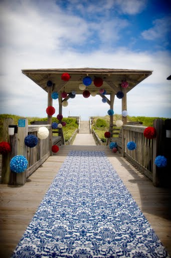 Red White and Blue Wedding