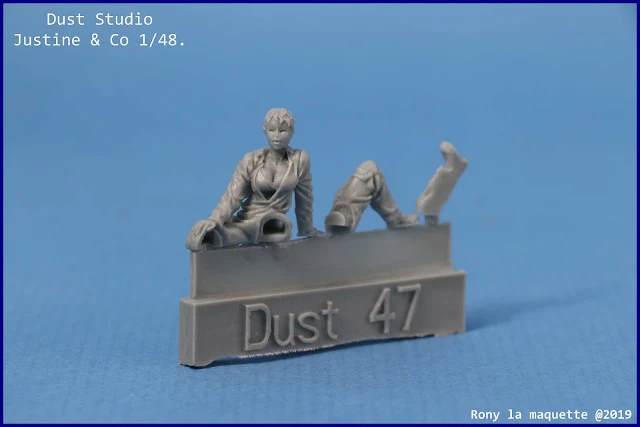 Figurines "Justine & Co" du jeu Dust 1947 au 1/48.