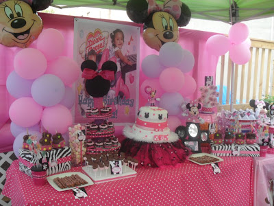 Minnie Mouse Birthday Party Supplies on Regina S Party Events  Kayla S 1st Birthday   Minnie Mouse Party Theme
