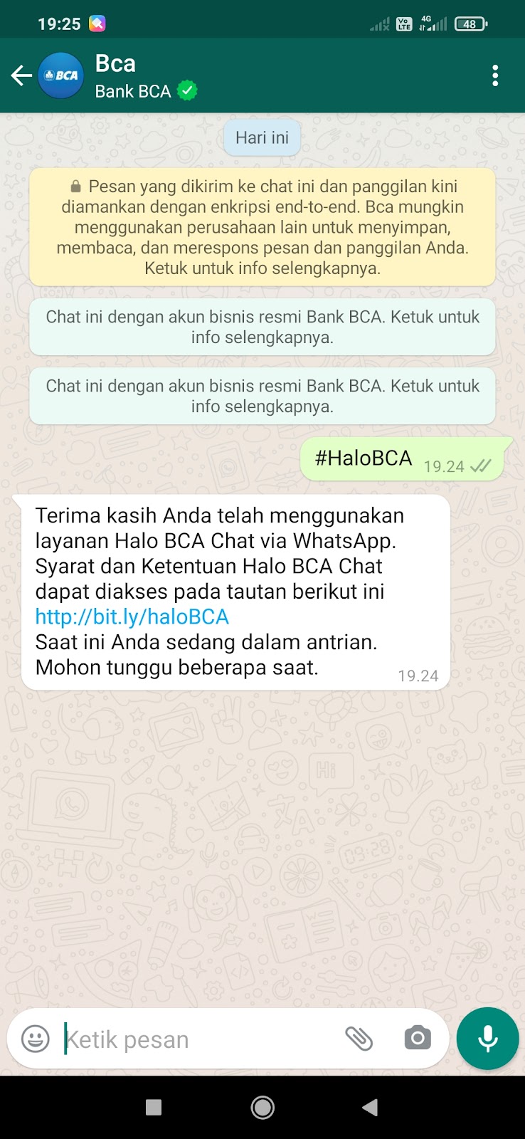 Cara Buka Blokir ATM BCA Lewat Whatsapp