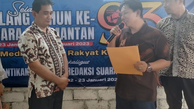 Media Suara Kalimantan Rayakan Milad Ke 93 Sekaligus Nobatkan Pimpinan Redaksi