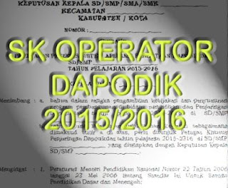 gambar SK dapodik 2015/2016