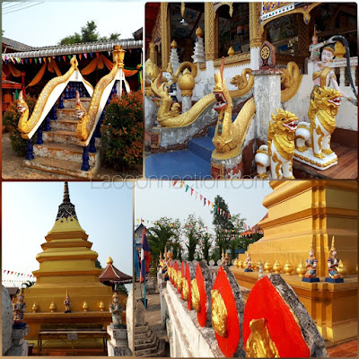 Temple mountain in Huayxai, Bokeo