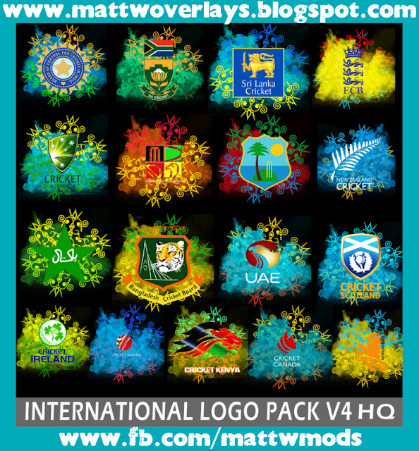 International Logo Pack HD For EA Cricket 07