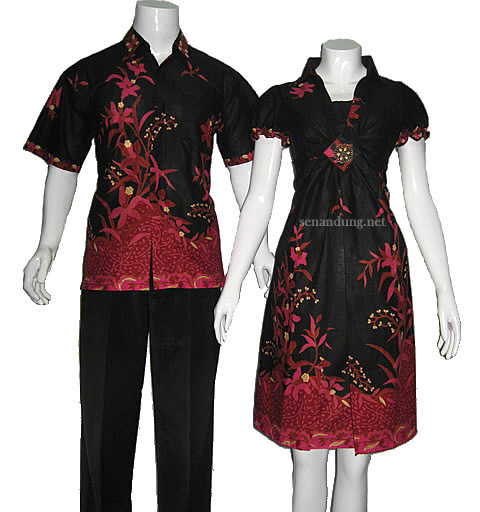  Baju  Batik  Couple  Modern  Terbaru Yang Sedang Trend Toko 