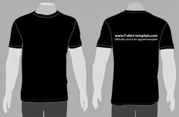 T-shirt vector template