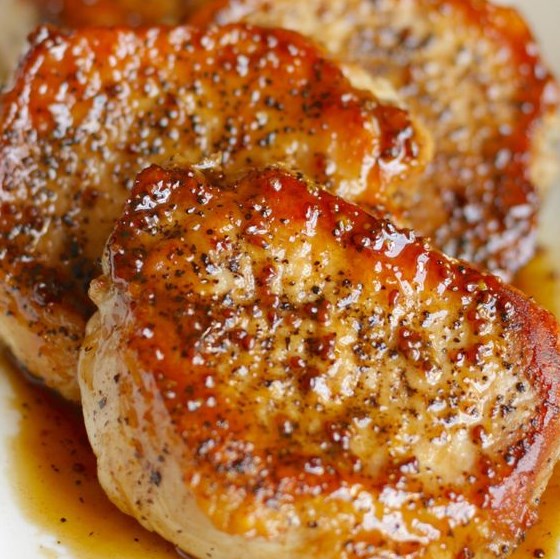 Apple Cider Pork Chops #Dinner #Recipes