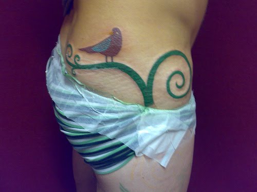 Bird Hip Tattoos