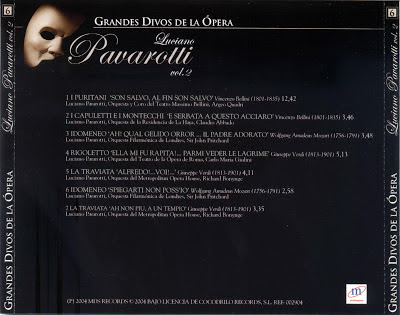 Grandes Divos de la Ópera-cd6-Luciano Pavarotti-carátula trasera