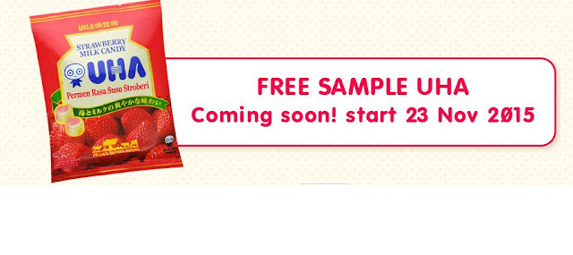 Info Sampel - Sampel Gratis Produk UHA Strawbery Milk Candy