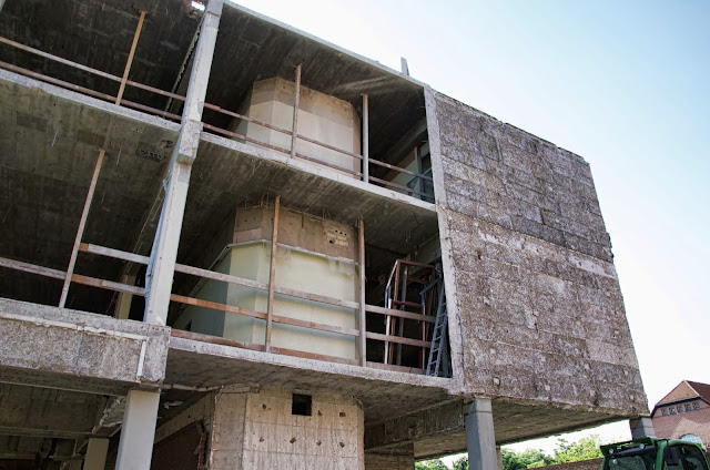 Baustelle Abriss, GSZM, Gesundheits-und Sozialzentrum Moabit, Unterbringung der Staatsanwaltschaft Berlin, Turmstraße 22, 10559 Berlin, 09.07.2013