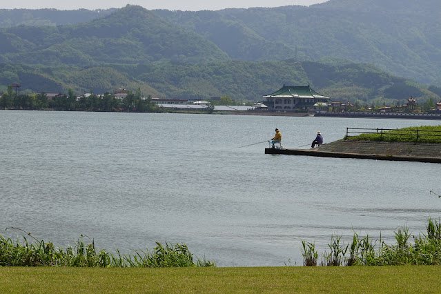 鳥取県東伯郡湯梨浜町長和田 東郷湖羽合臨海公園 からの眺望