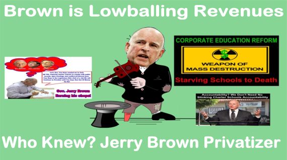 Image result for big education ape Jerry Brown