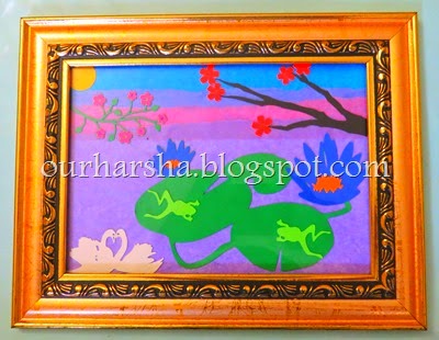 lilly pond- paper craft (5)