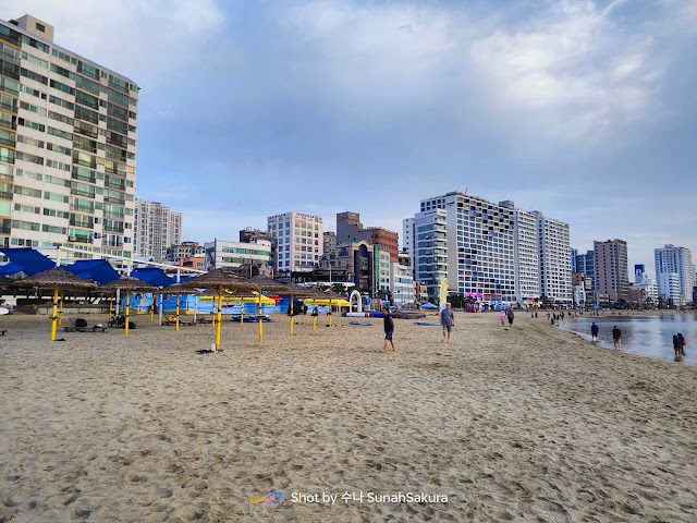 Sunrise di Gwangalli Beach, Busan