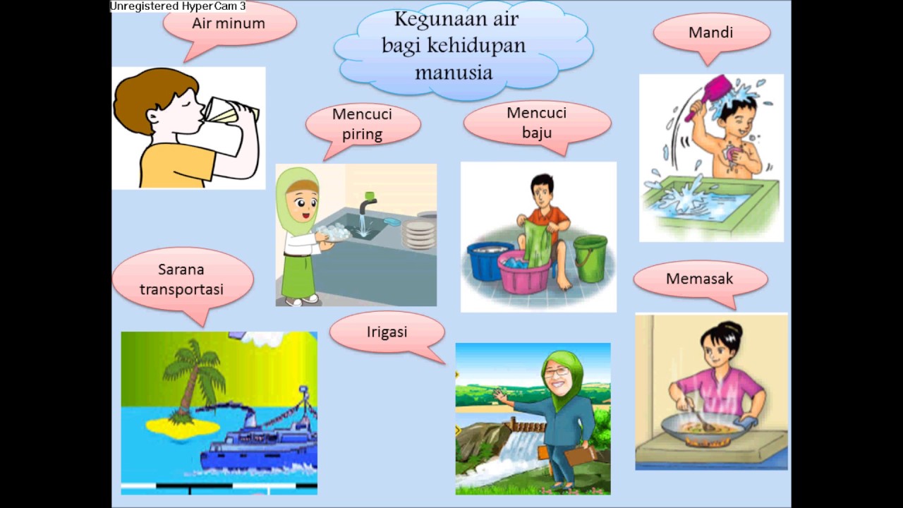 Materi manfaat  air untuk SD