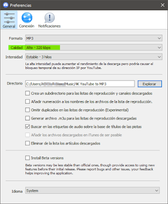 Dos formas de descargar listas de reproducción de Youtube en Mp3--AccionGlobalXSoft.es