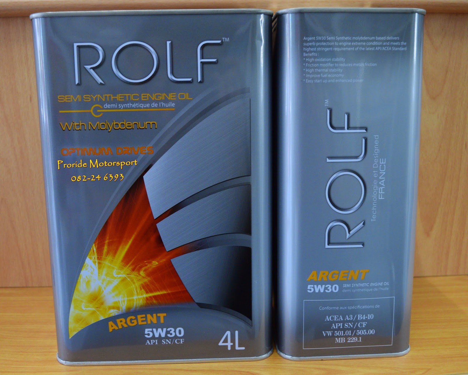 Pro-ride Motorsports: ROLF Argent 5W-30 Semi Synthetic 