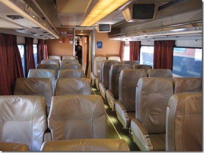 IMG_2791 Amtrak Cascades Talgo Pendular Series VI Coach Class Interior at Union Station in Portland, Oregon on May 8, 2010