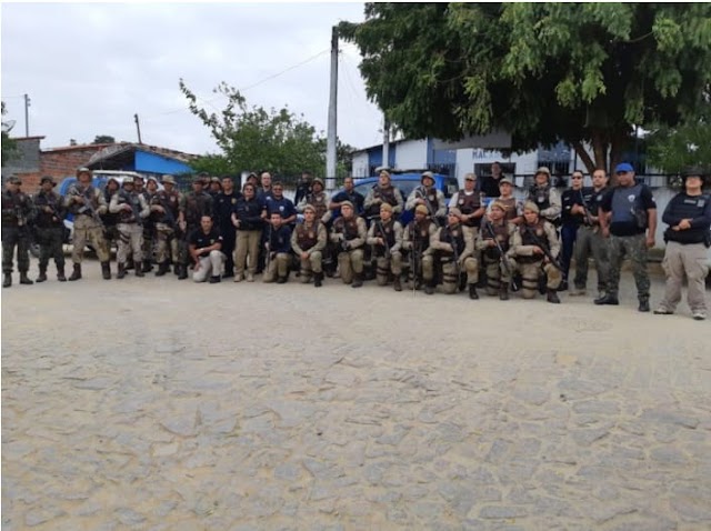 Policias Civil e Militar realizam grande operação na região de Macajuba