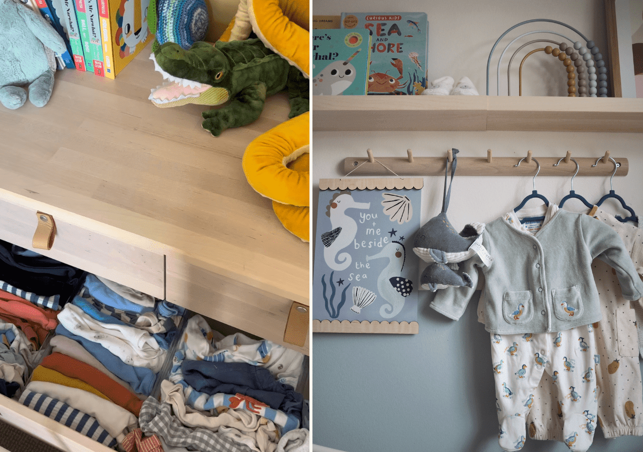 Decluttering a small home in small chunks. Tips for keeping on top of clutter in a small house, organisational systems to storage solutions that work