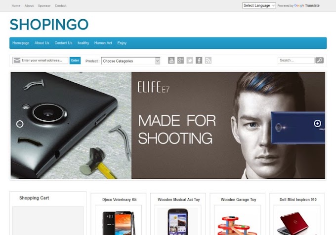 Shopingo Online Store Blogger Template