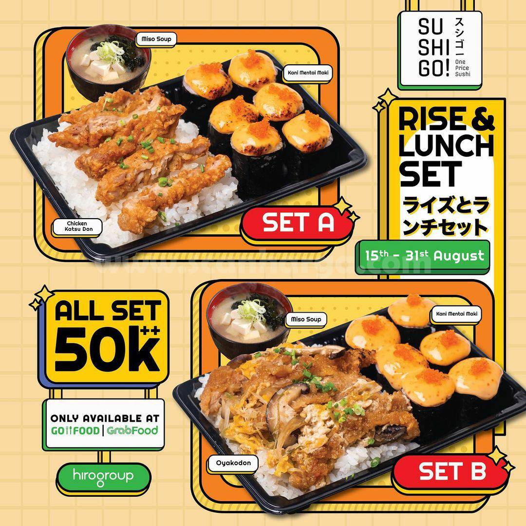 Promo SUSHI GO! DONBURI All SET Pakcage only Rp. 35K++