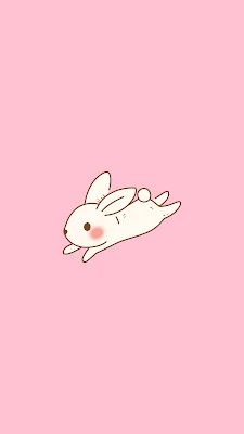 Pink rabbit wallpaper backgrounds